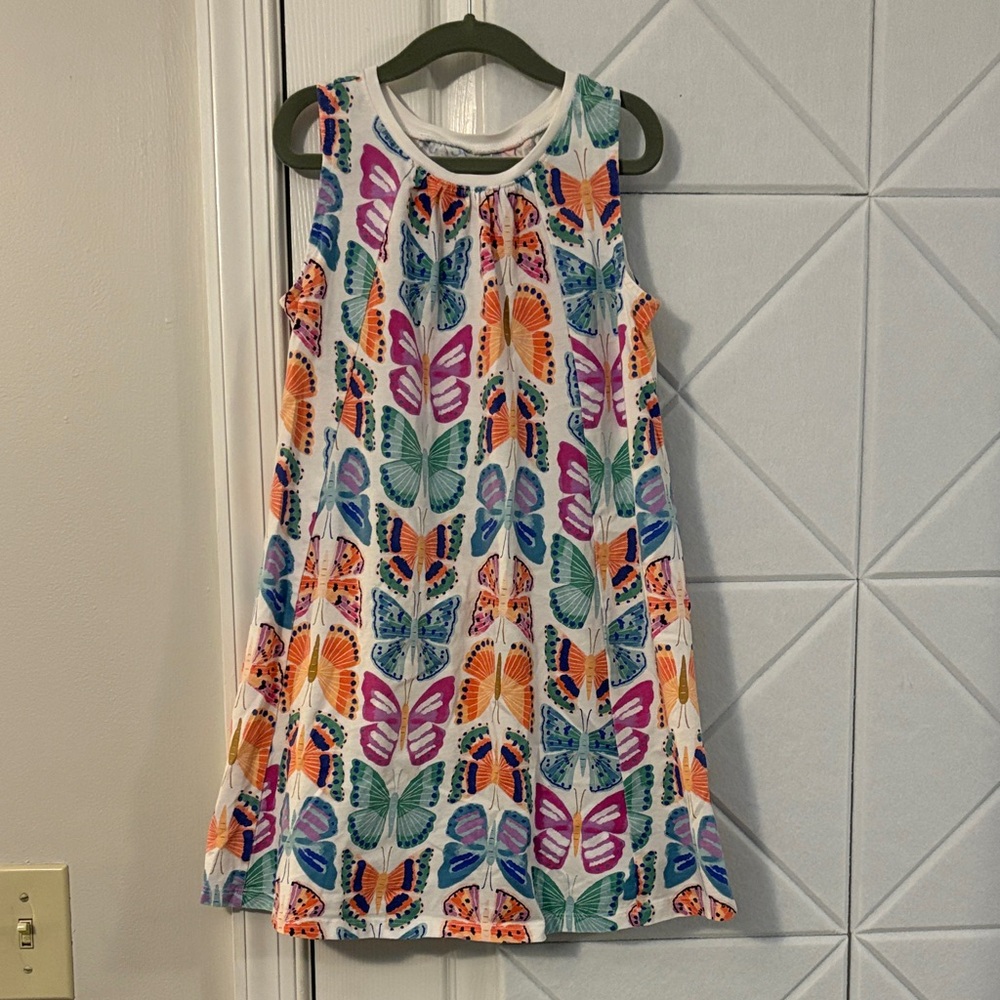 Tea Collection Multicolor Butterfly Kids Dress